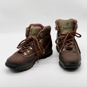 Timberland Men's Dark Brown Leather Boots